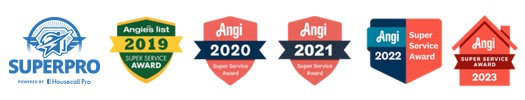 superpro and angi awards from 2019 to 2023